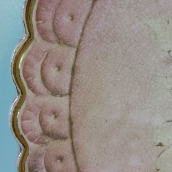 Antique 1907 Philip Boileau Lady Demure Collector Plate --Sterling China 8 3/8" - Picture 3 of 9